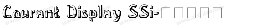 Courant Display SSi字体转换